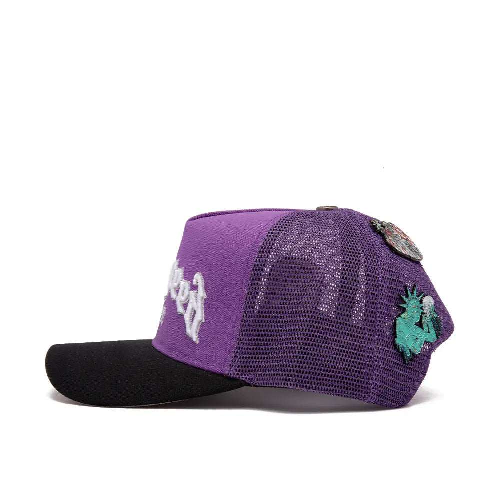 Godspeed GS Forever Trucker Hat Purple Black