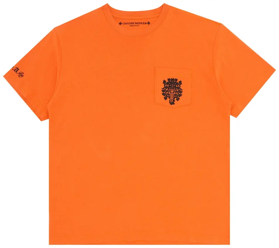 Chrome Hearts Vine Dagger T-shirt Orange/Black