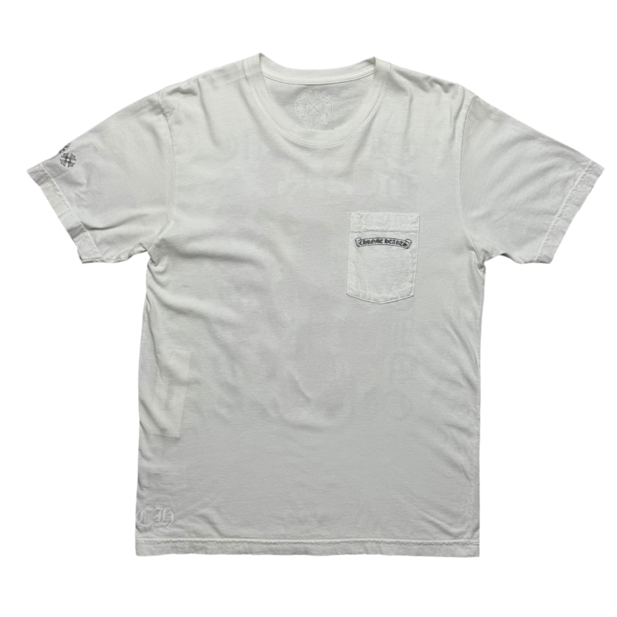 Chrome Hearts Eye Chart Dagger T-shirt White