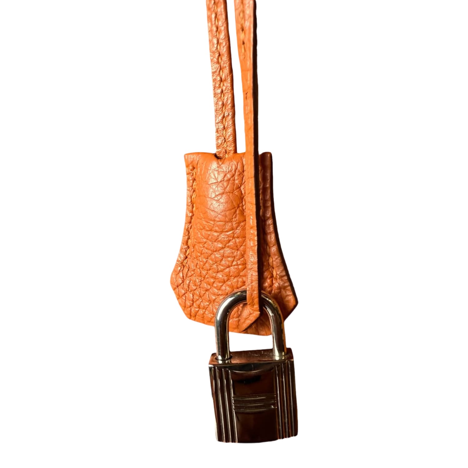 Hermes Birkin 30 Handbag Orange Togo Leather with Palladium Hardware