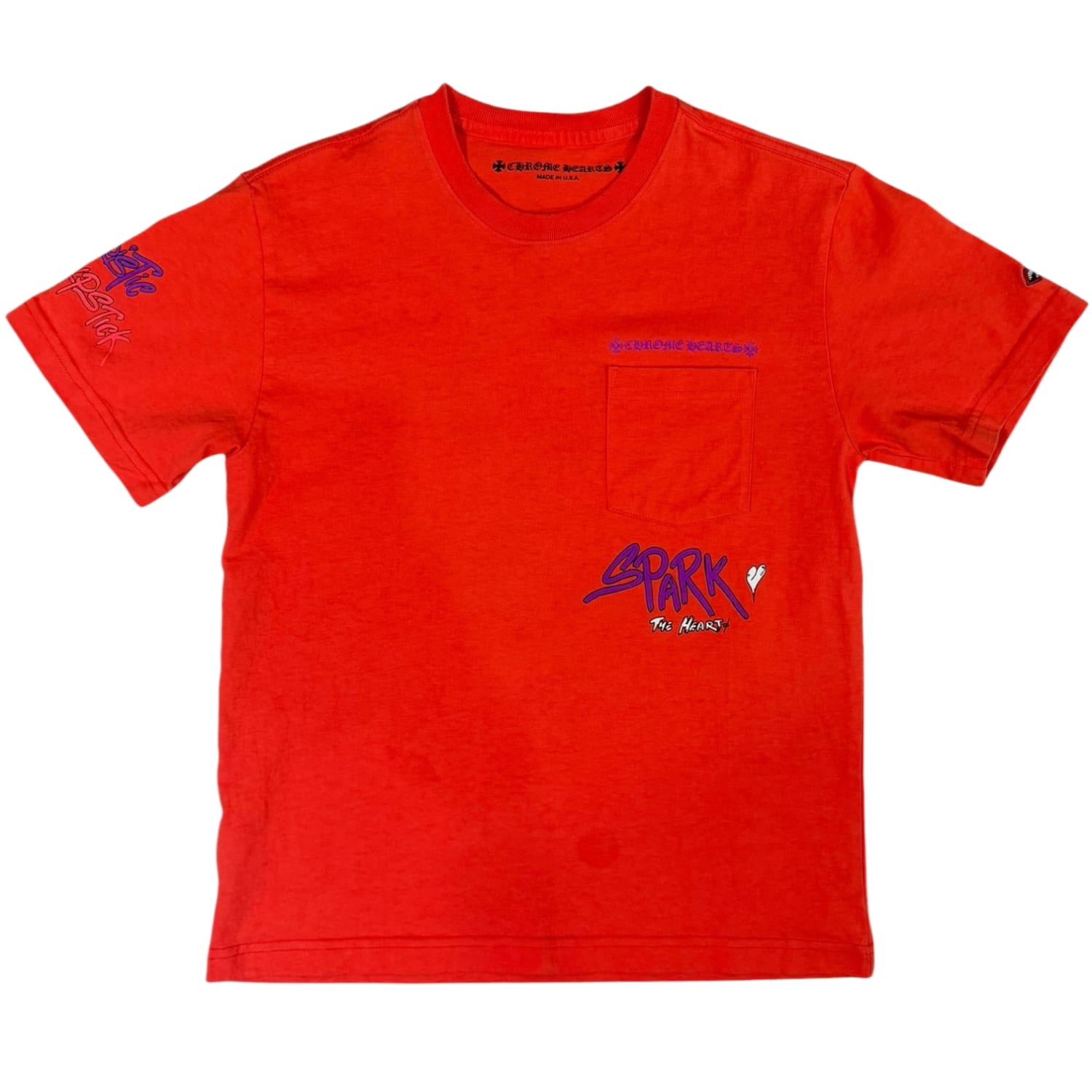 Chrome Hearts Matty Boy Sadistic Lipstick T-shirt Red