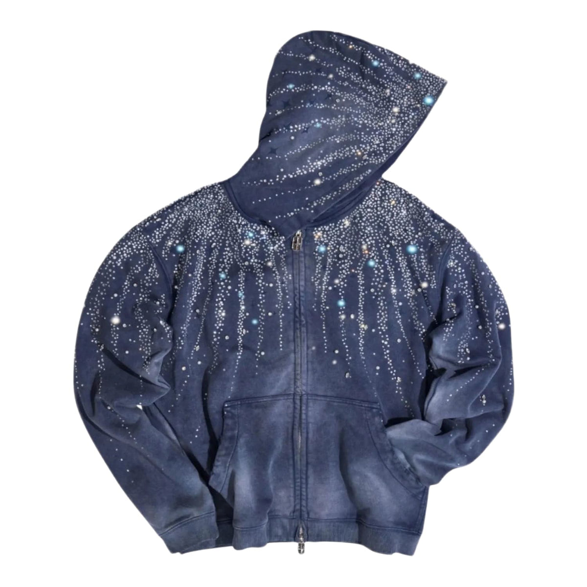 Birth of Royal Child 20k Steller Diamond Hoodie Blue