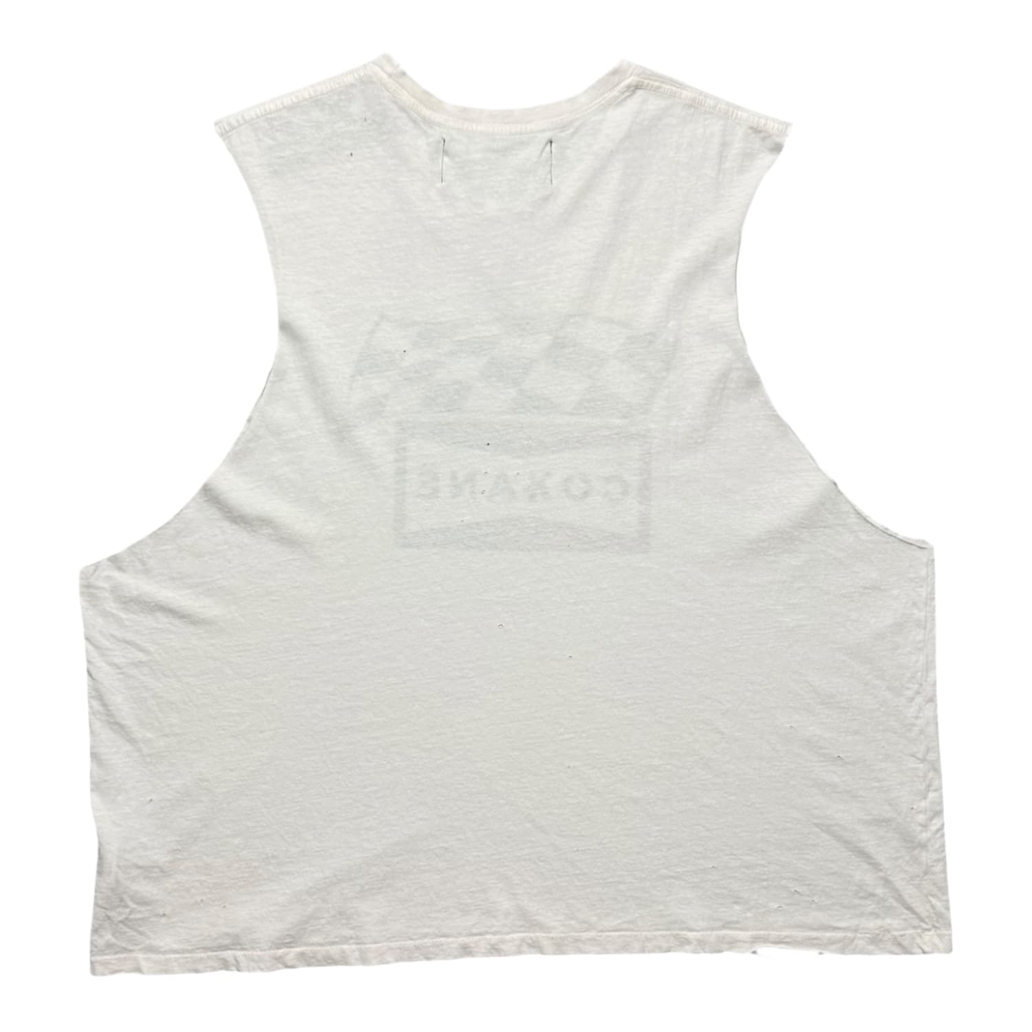 Paly Hollywood Cokane Reversible Cutoff T-Shirt Cream