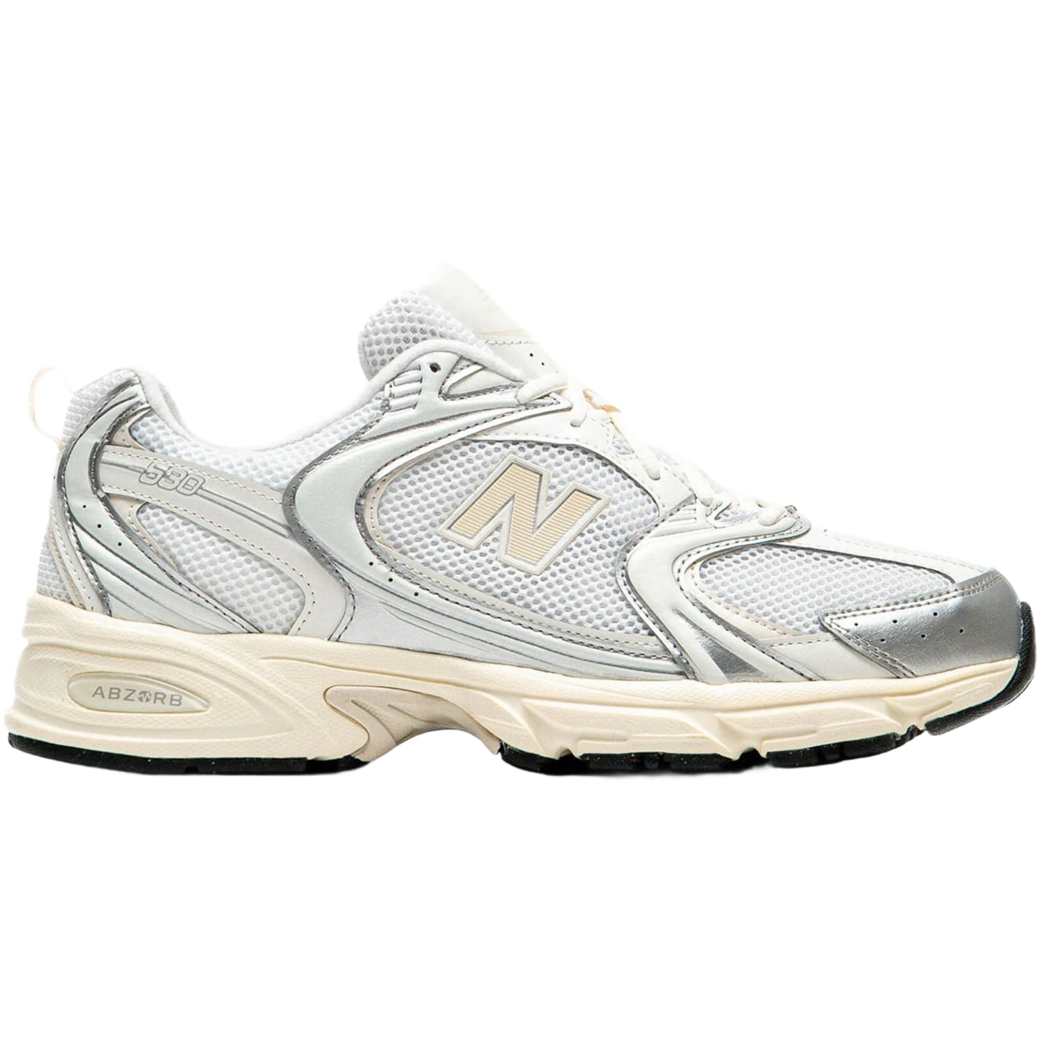 New Balance 530 Silver Metallic Linen