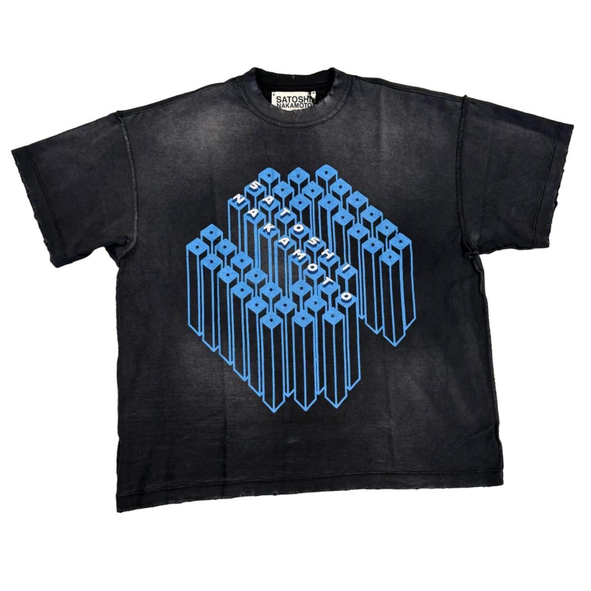 Satoshi Nakamoto Gridlock T-Shirt Black