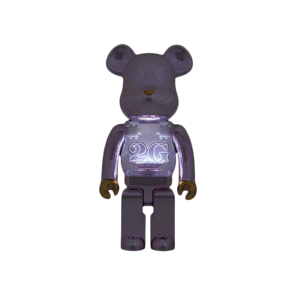 Bearbrick 2G Exclusive 1000% Pink Gold Chrome Ver.
