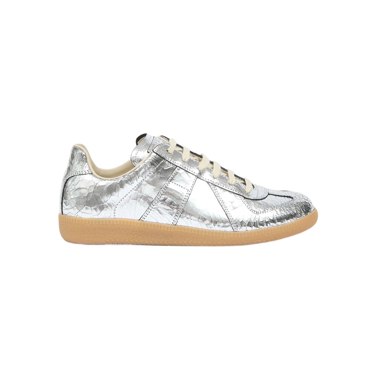 Maison Margiela Replica Metallic Cracked Leather