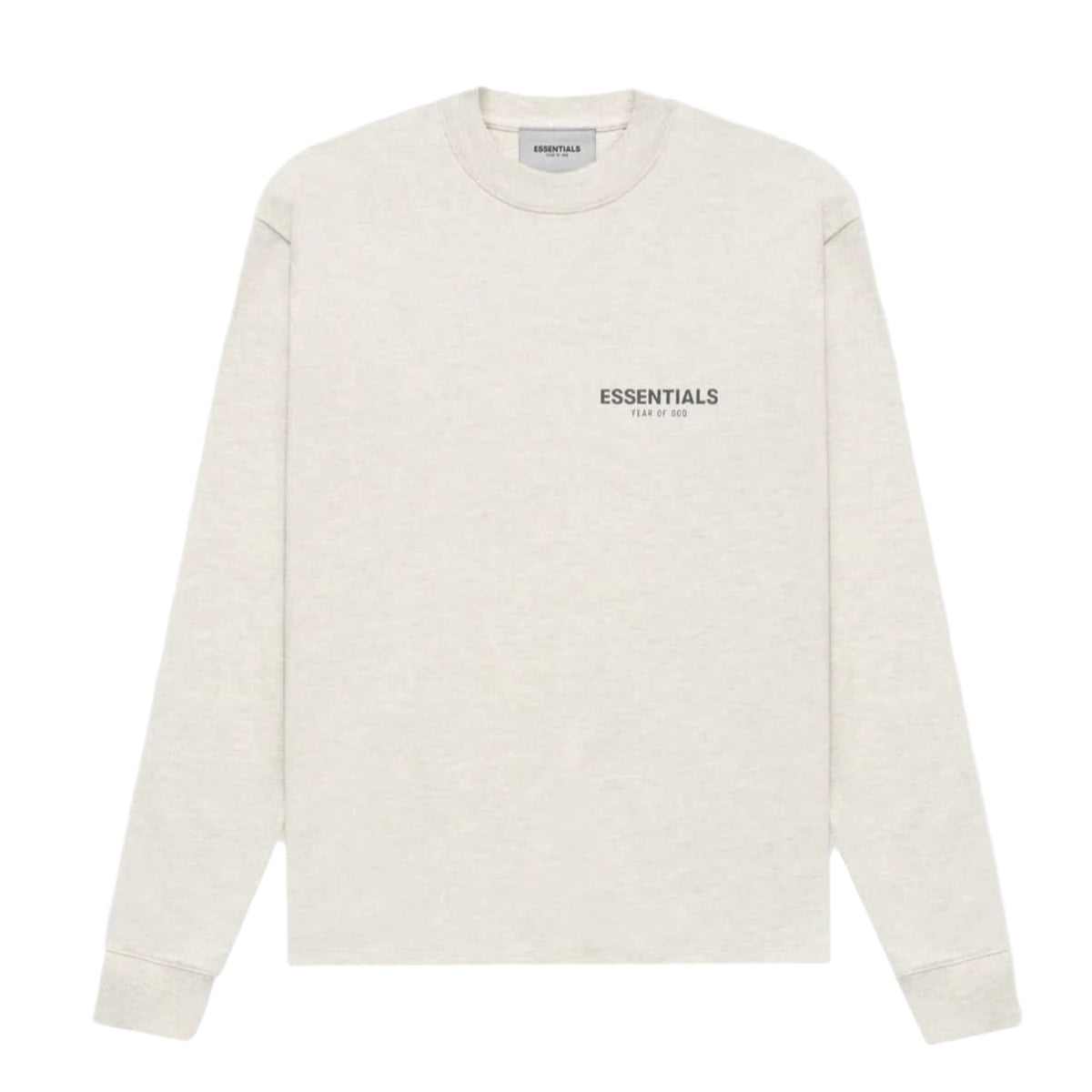 Fear of God Essentials L/S Tee Light Heather Oatmeal