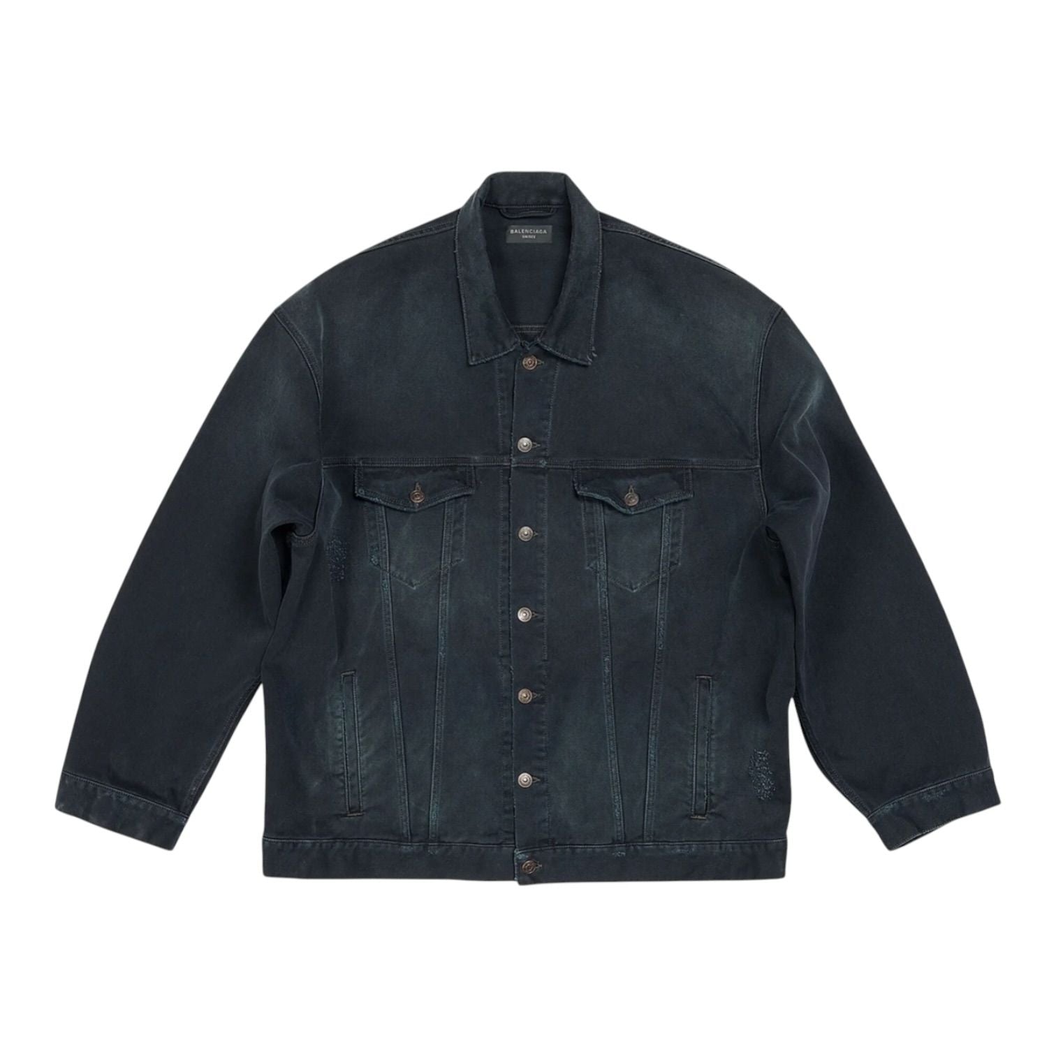 Balenciaga Hand Drawn BB Icon Oversized Jacket