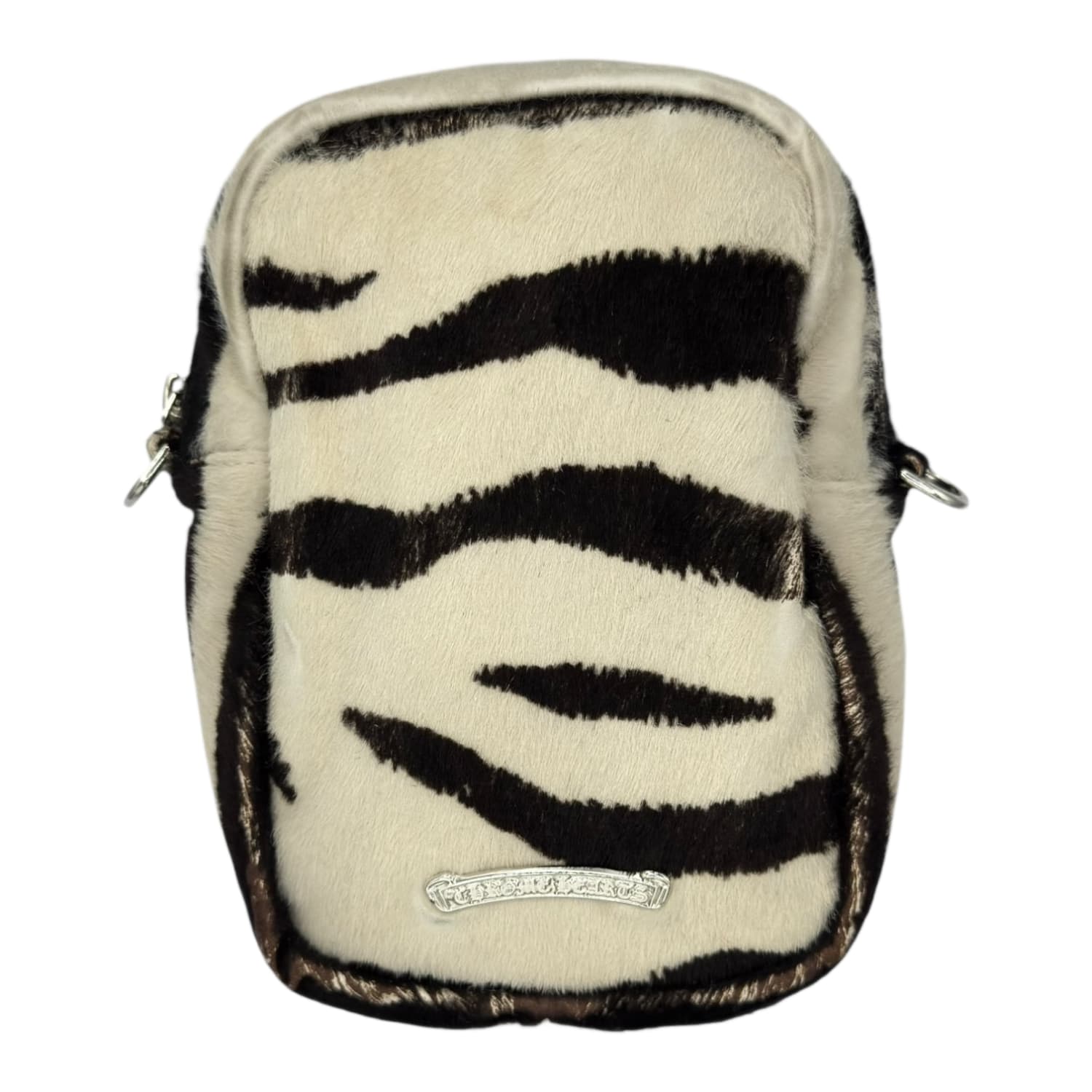 Chrome Hearts Zebra Taka Phone Pouch Pink Patch Bag
