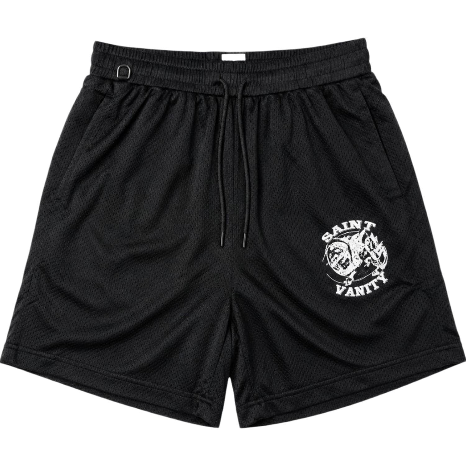 Saint Vanity Mesh Shorts Black