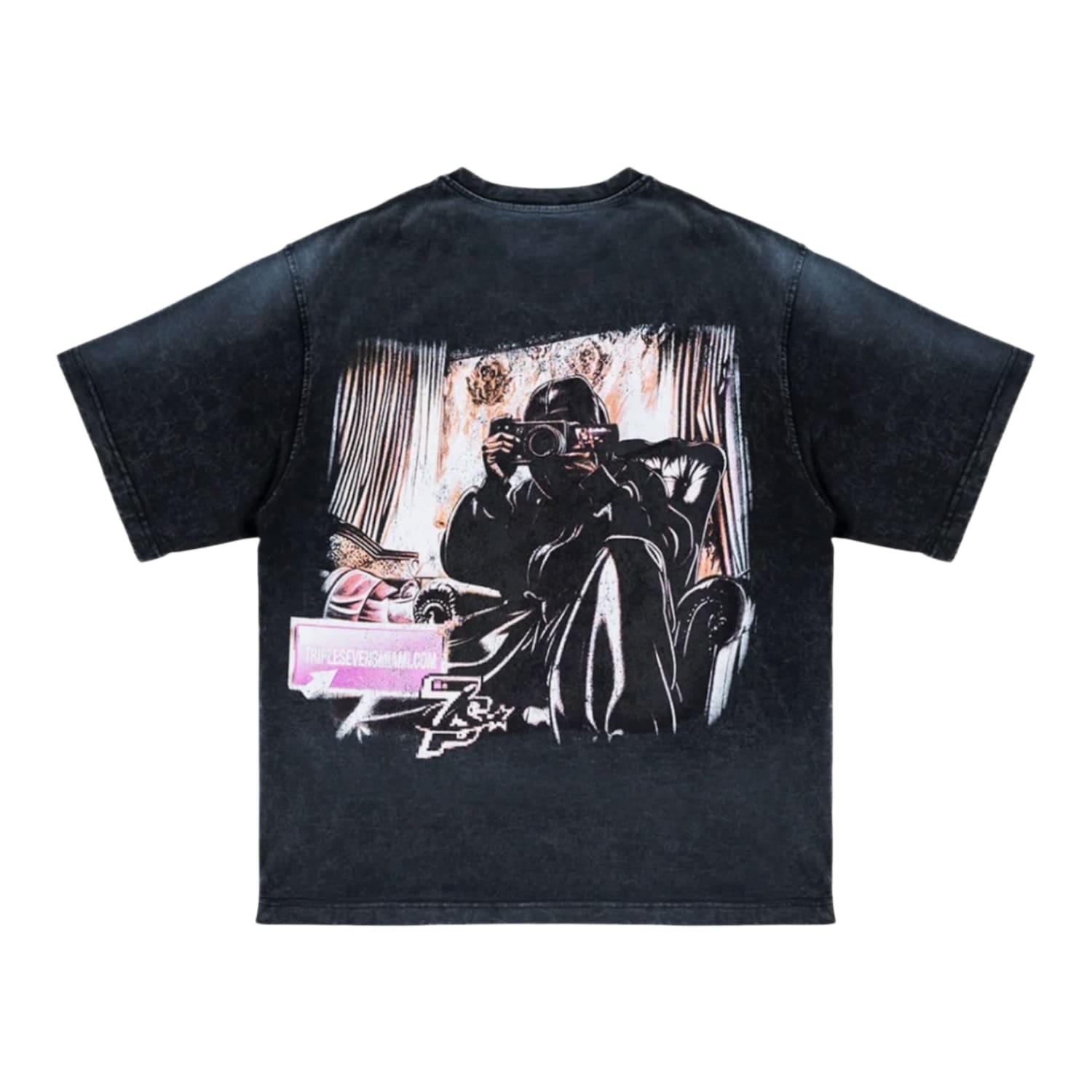 Triple Sevens Filmstar Tee Black