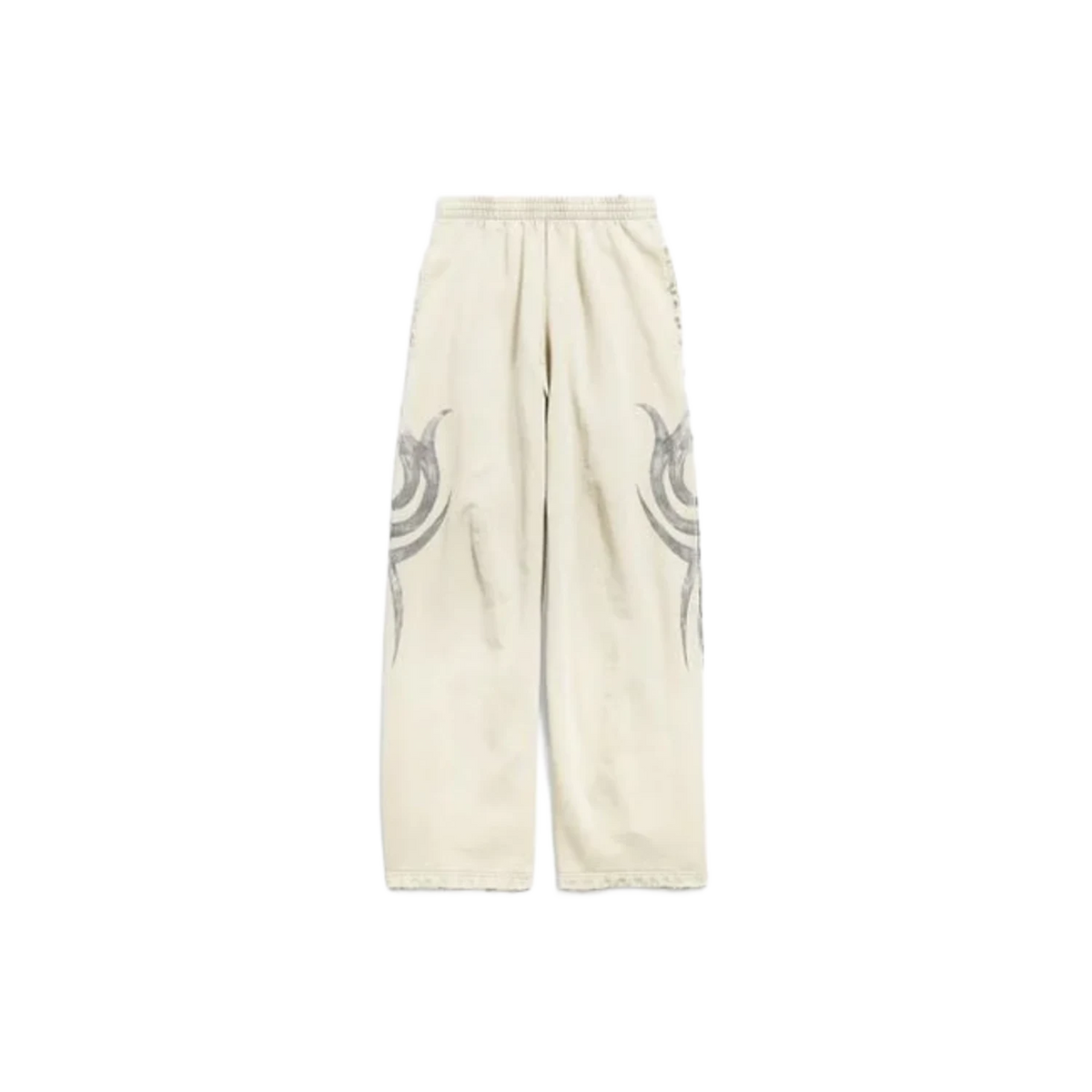 Balenciaga Natural Y2K Baggy Sweatpants