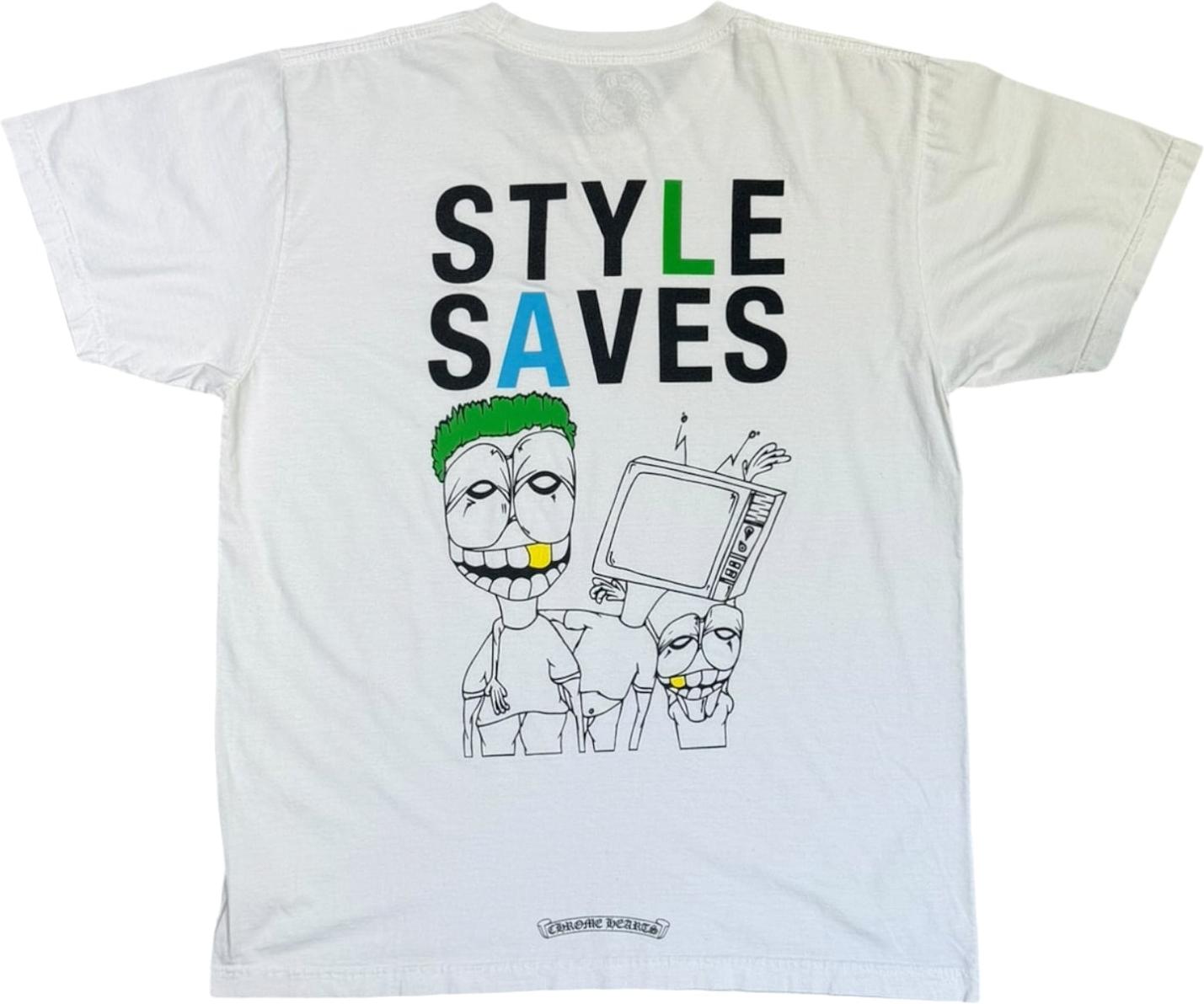 Chrome Hearts Matty Boy Style Saves T-shirt White