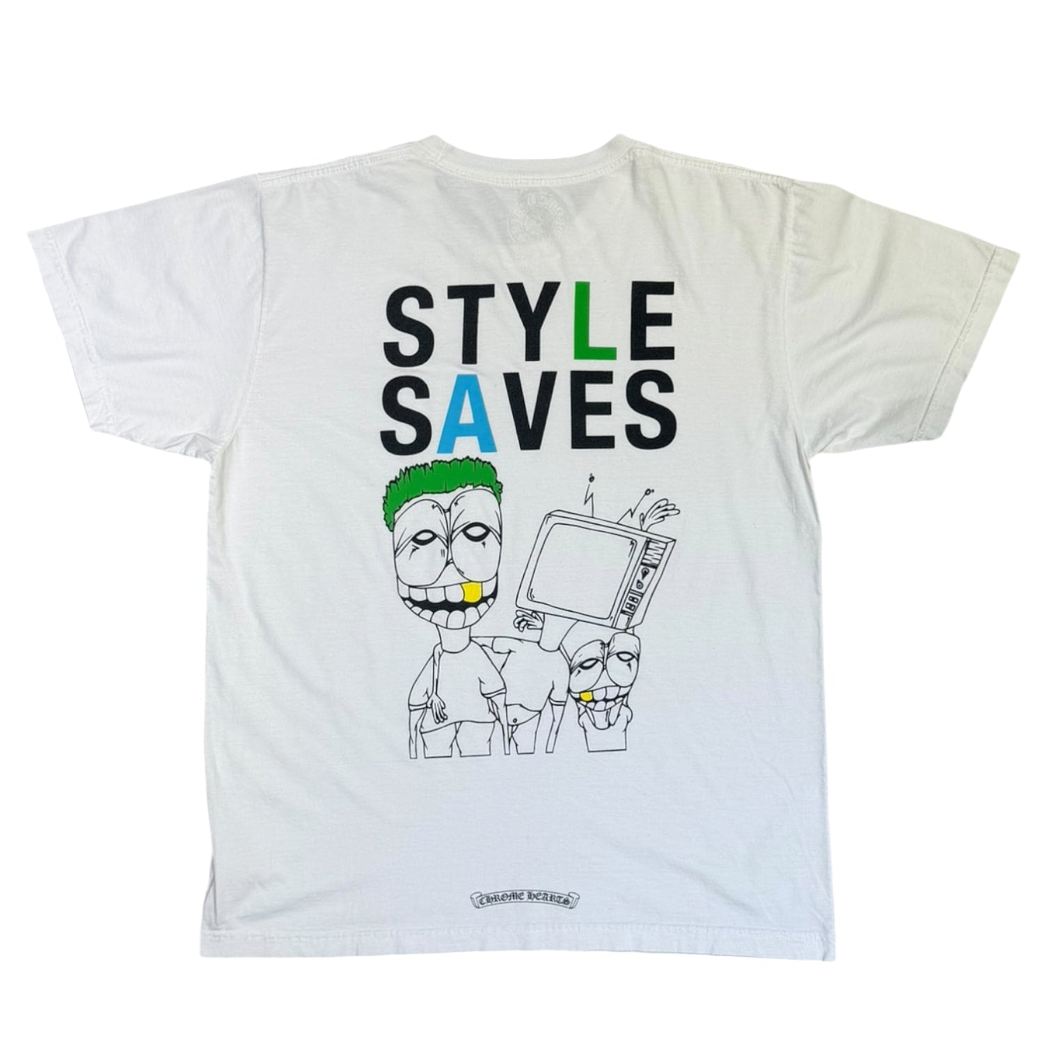 Chrome Hearts Matty Boy Style Saves T-shirt White