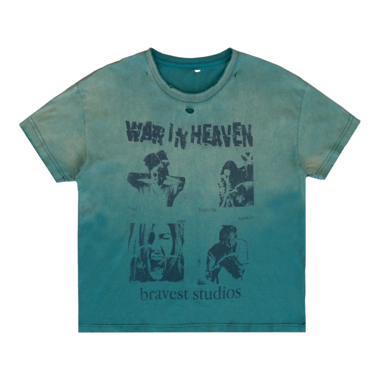 Bravest Studios Heaven Vintage T-Shirt Blue