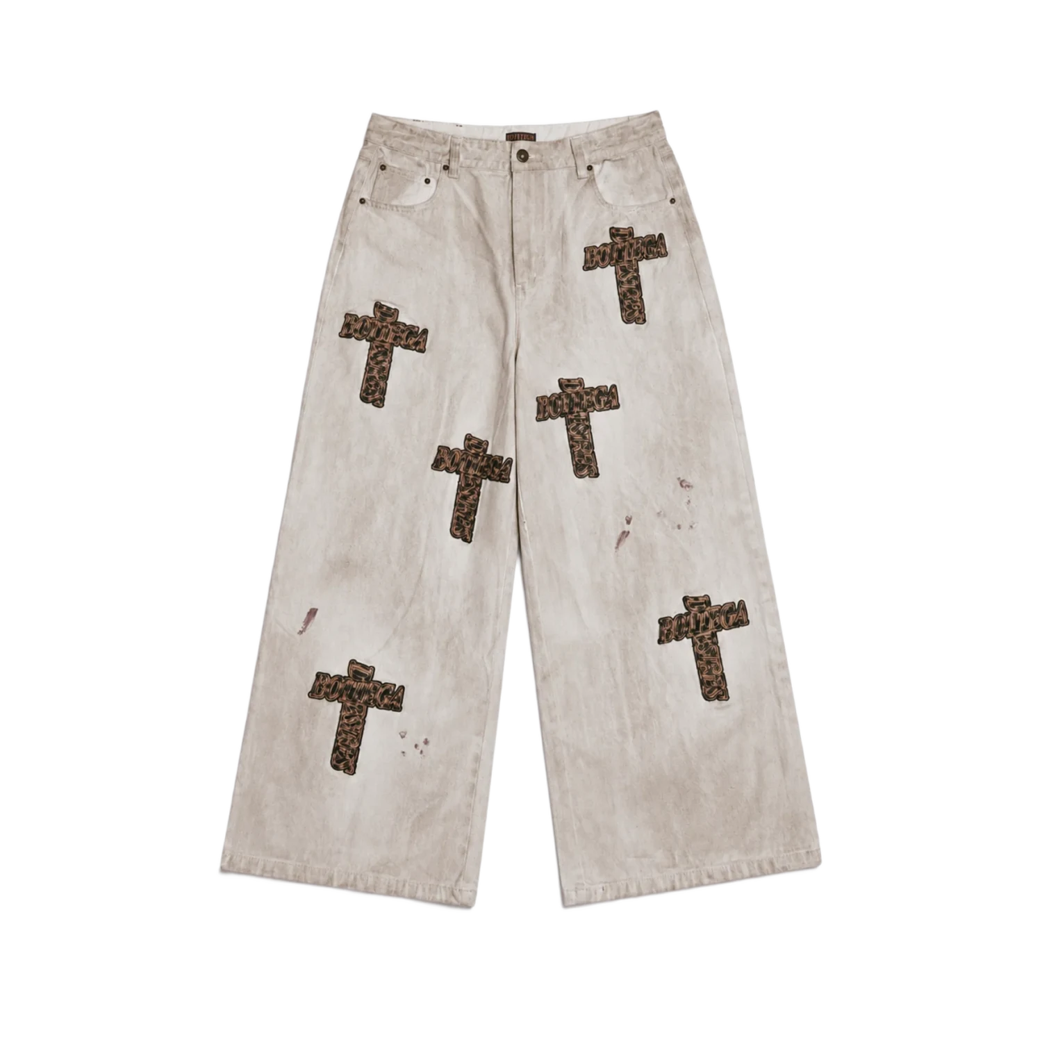 Bottega Desires Holy Grail Denim Dirty White