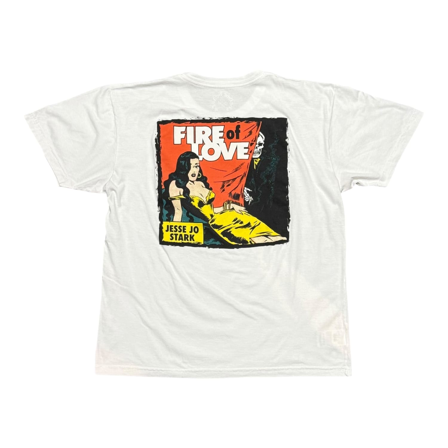 Chrome Hearts Jesse Jo Stark Fire of Love T-Shirt White