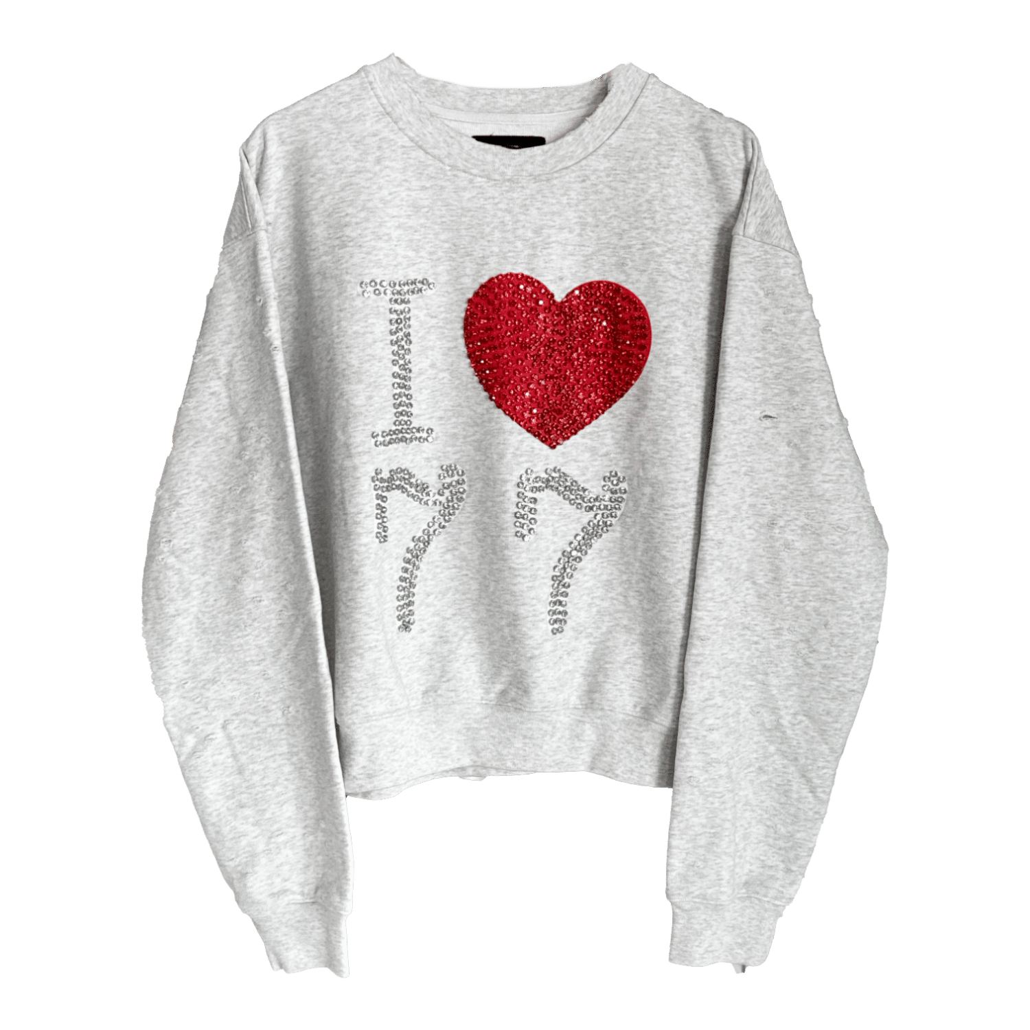 77 Studios Rhinestone Souveneir Sweater