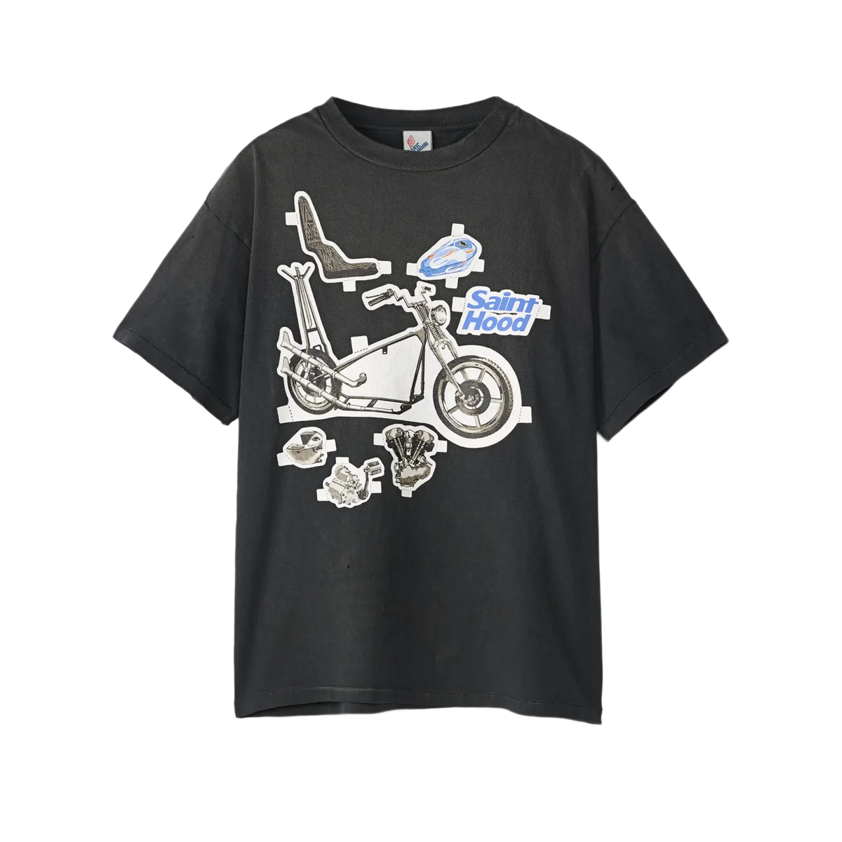 Saint Michael Neighborhood Bike T-Shirt Black