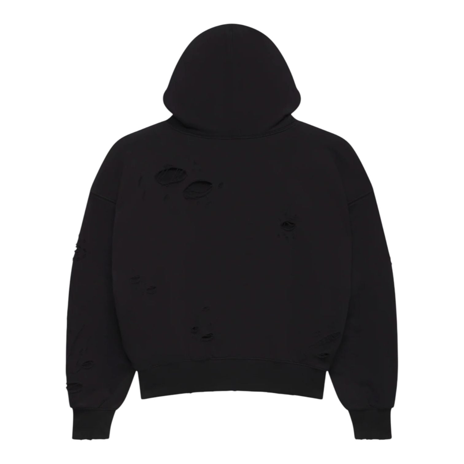 LostShdws DSTRY DBL Layer Logo Hoodie Black