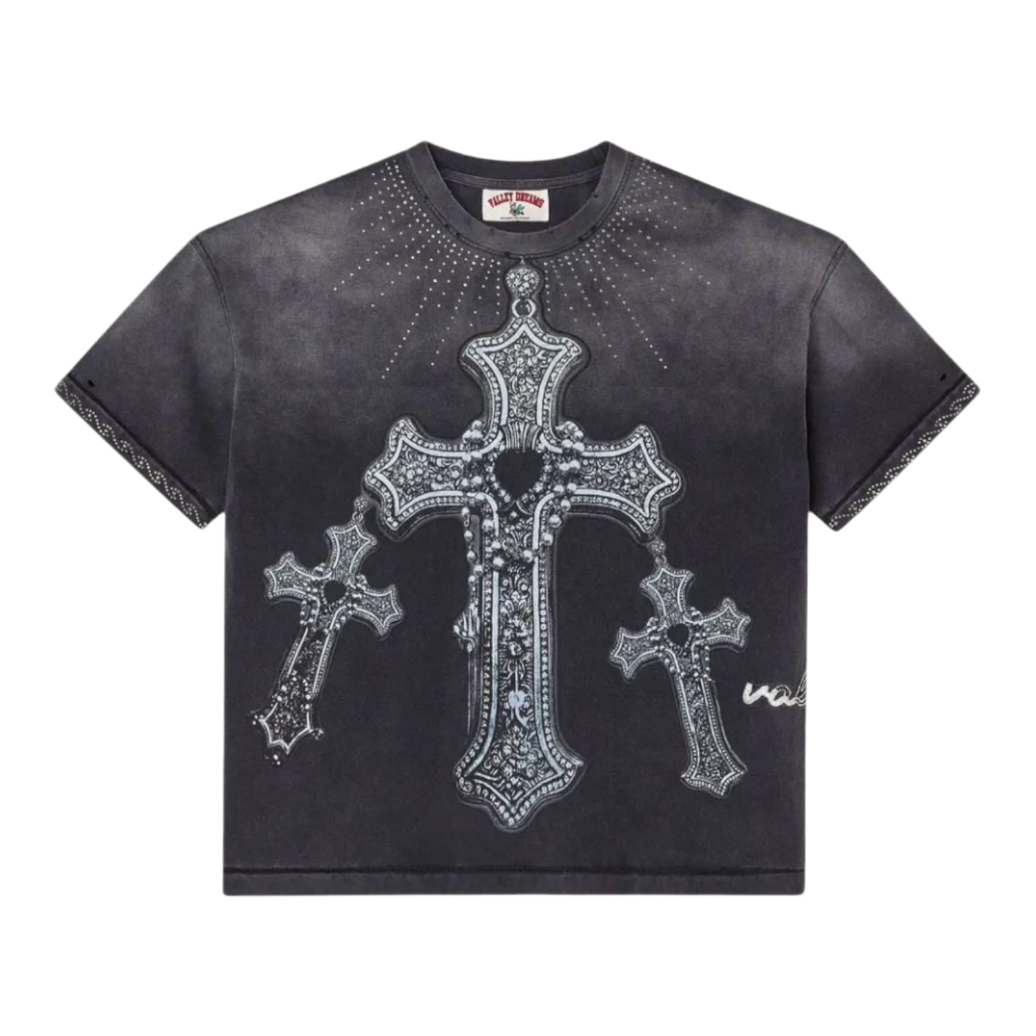 Vale Forever Pierced T-Shirt Black