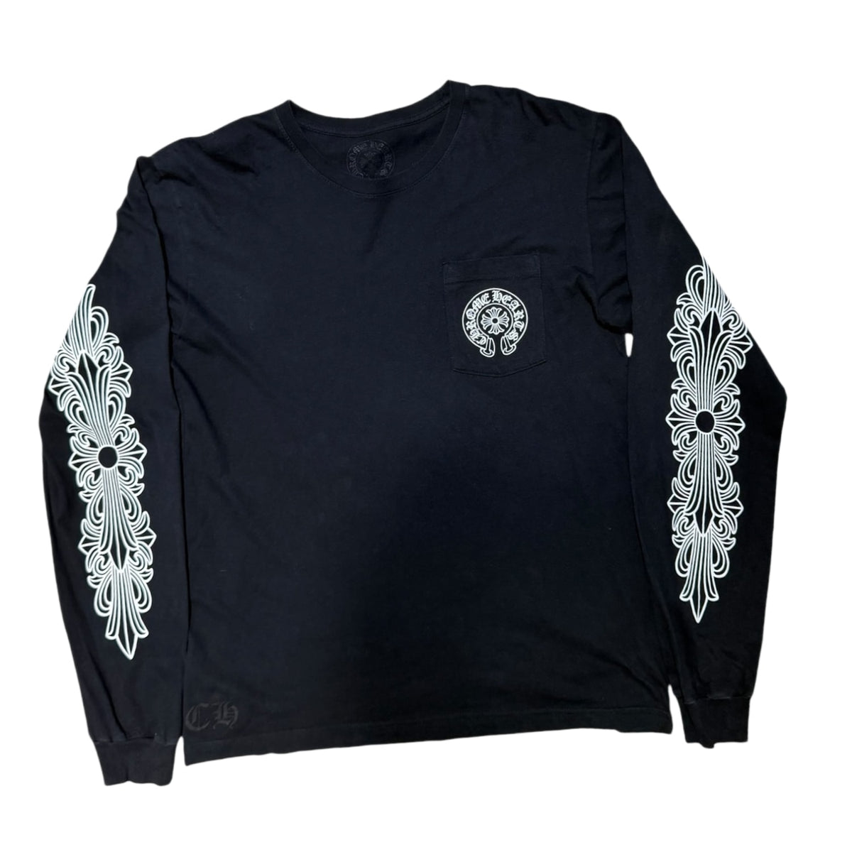 Chrome Hearts Las Vegas Floral Exclusive L/S T-shirt Black