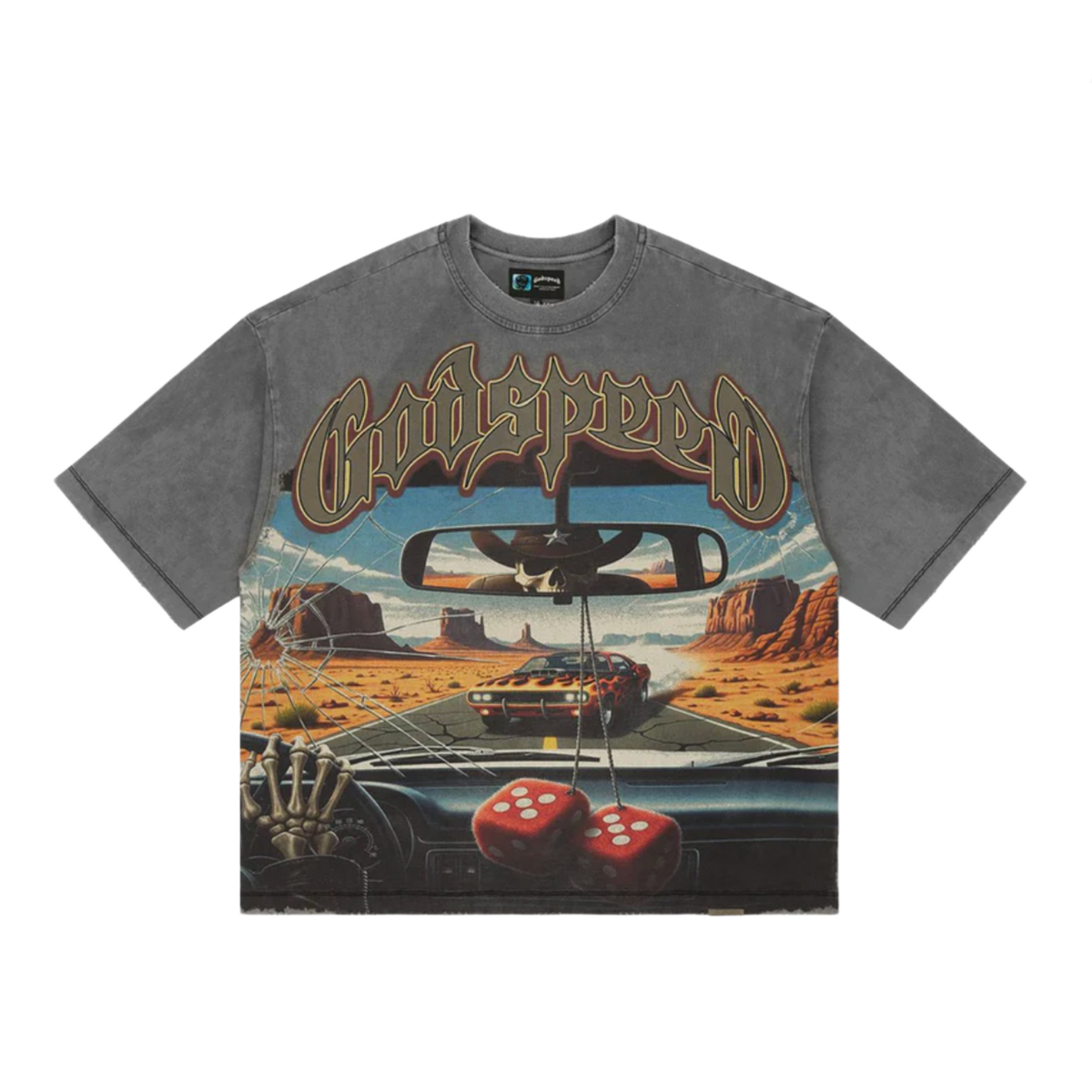 Godspeed On The Run II Grey T-Shirt