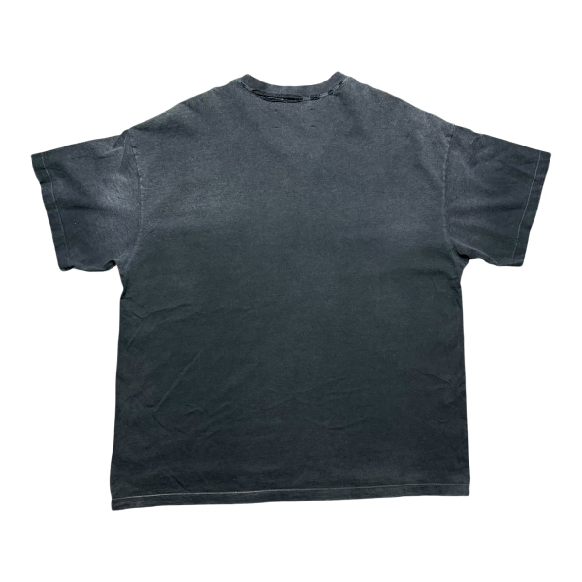 Satoshi Nakamoto Paint Splatter Distressed T-Shirt Black