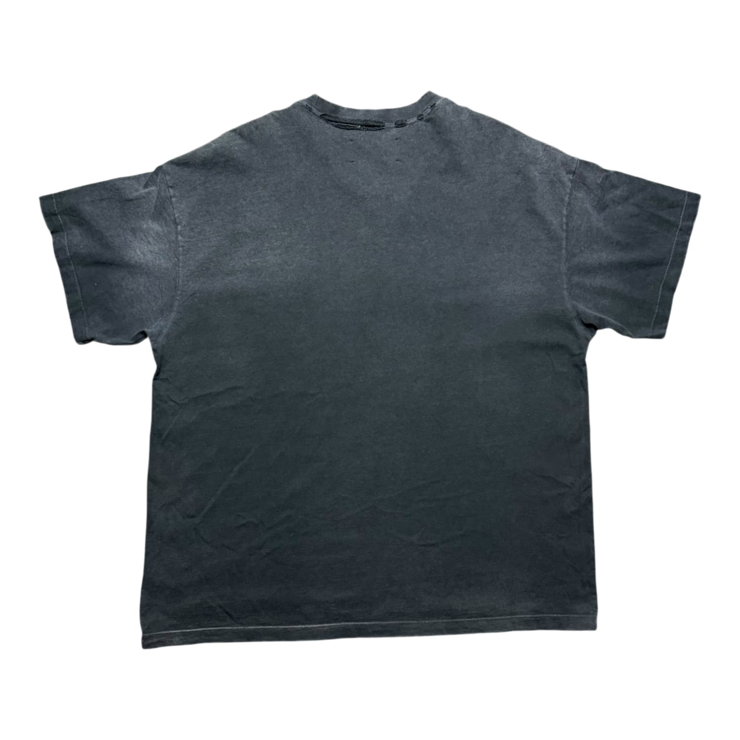 Satoshi Nakamoto Paint Splatter Distressed T-Shirt Black