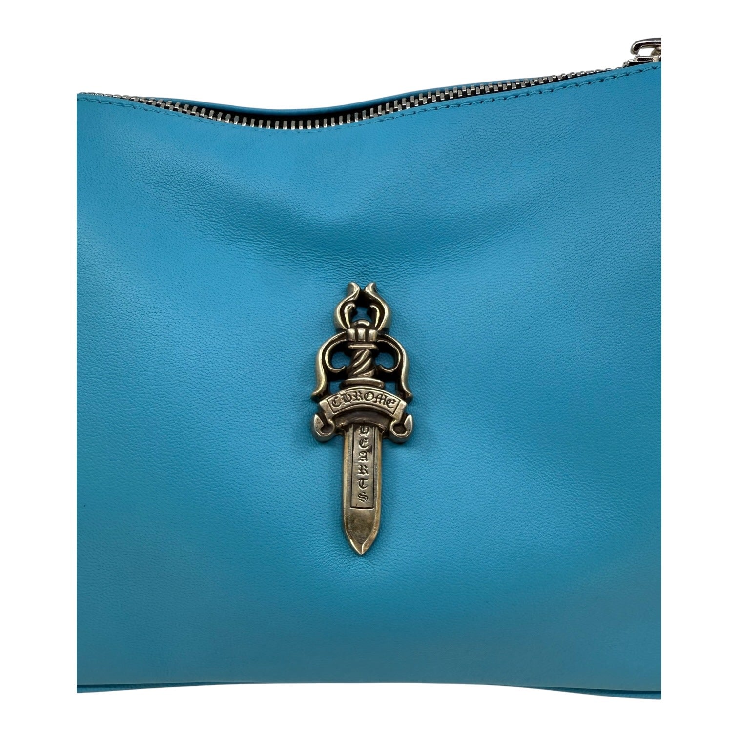 Chrome Hearts Silver Dagger Blue Nugget Bag