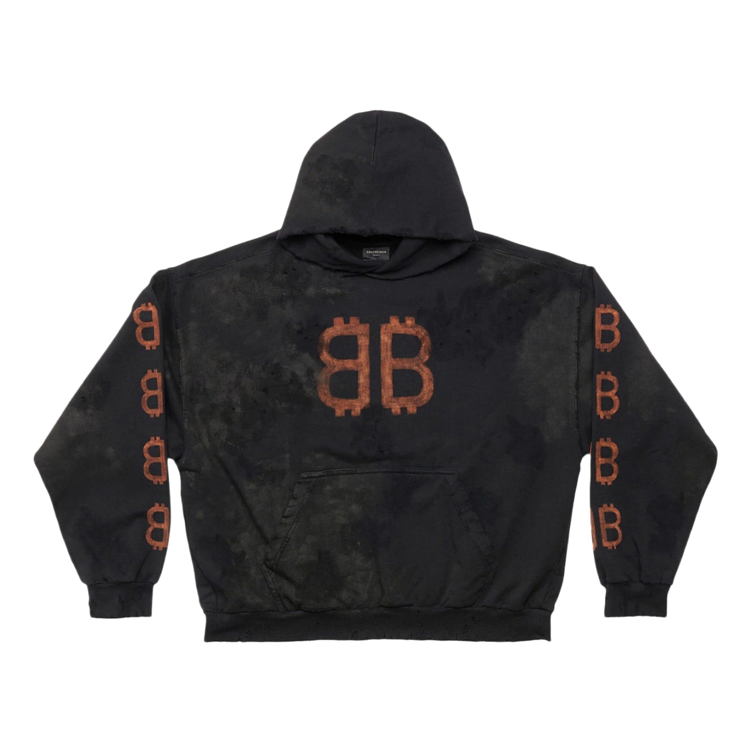 Balenciaga Crypto Medium Fit Hoodie Black