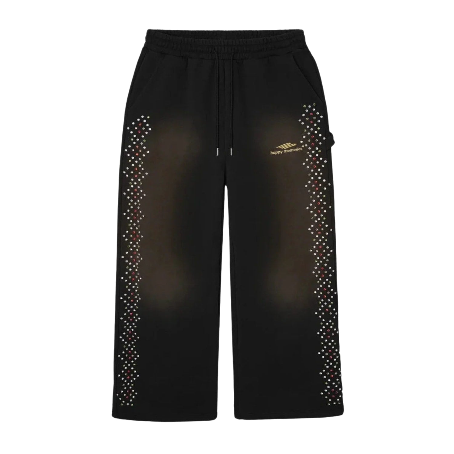 Happy Memories Don't Die HMDD Crystal Sweatpants Black