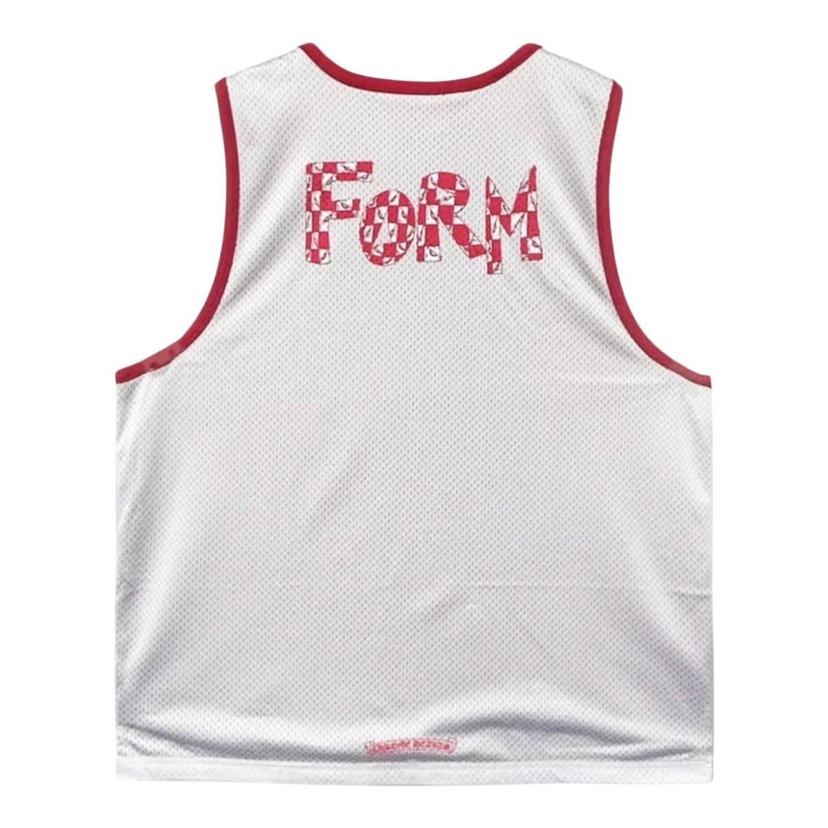 Chrome Hearts Matty Boy Sports Mesh Reversible Basketball Jersey Red