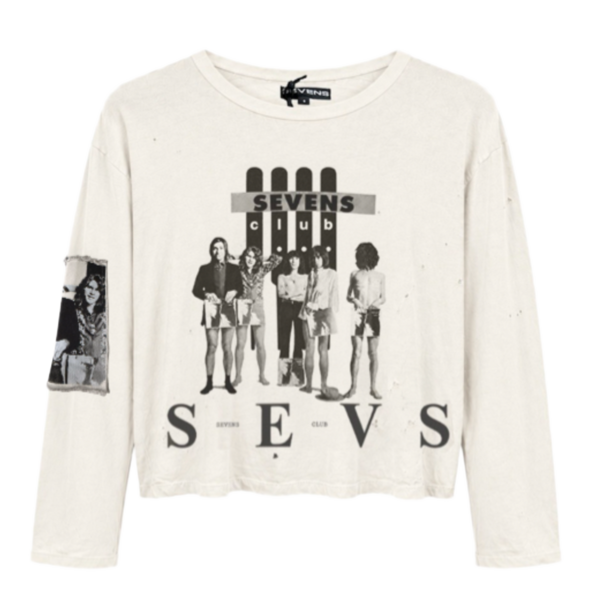 Triple Sevens Club L/S White