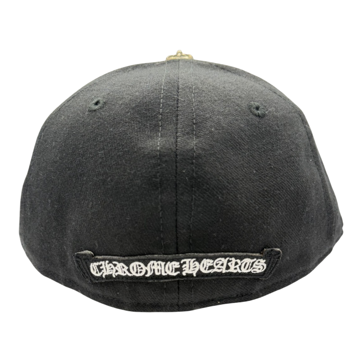 Chrome Hearts Tonal CH Fitted Baseball Hat Black