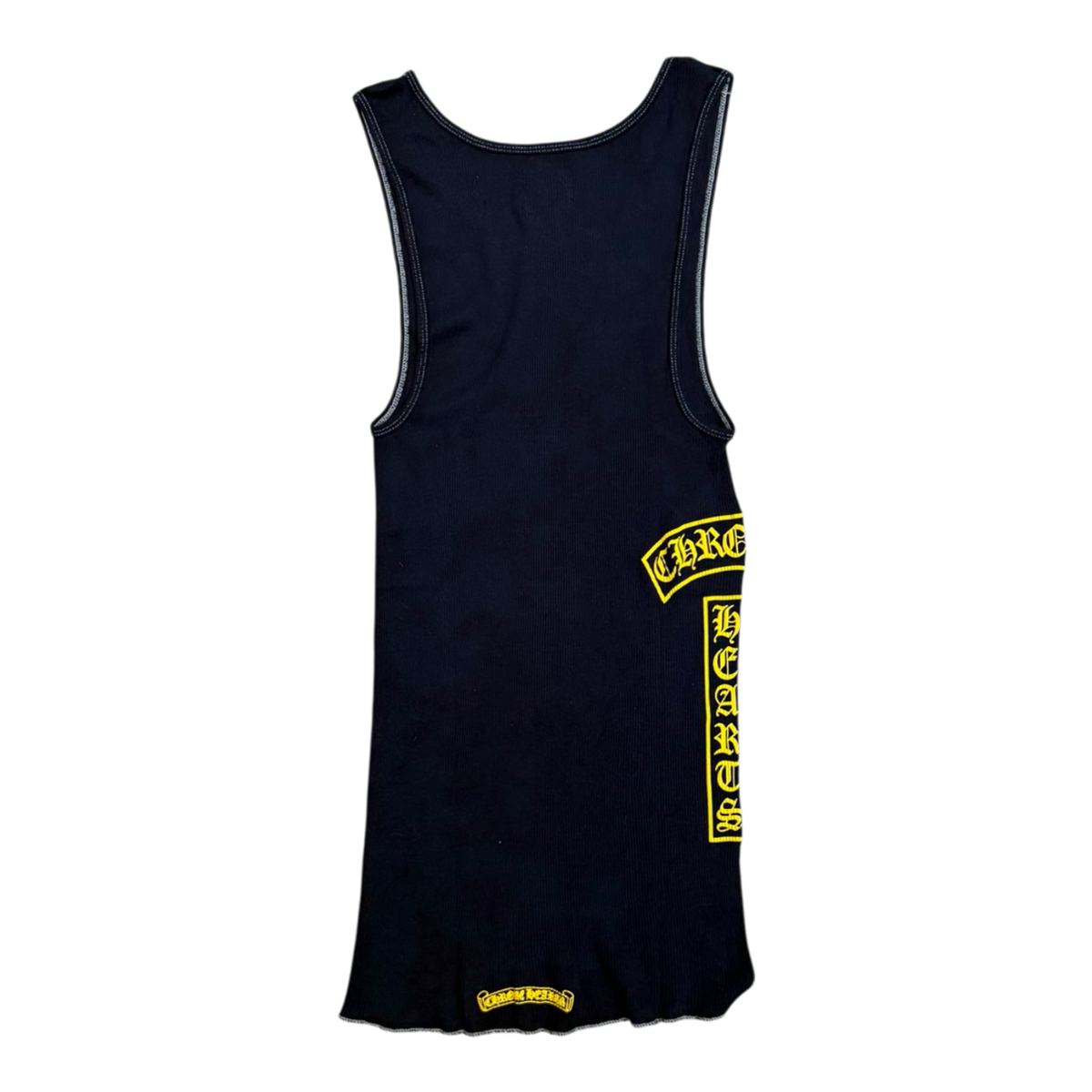 Chrome Hearts Tank Top T-Bar Navy/Yellow