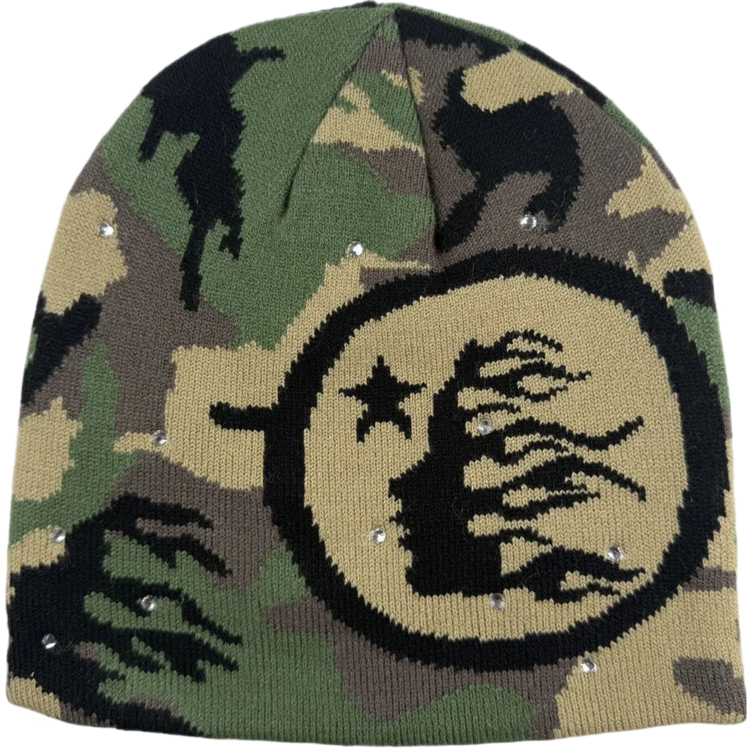 Hellstar Starry Night Camo Beanie
