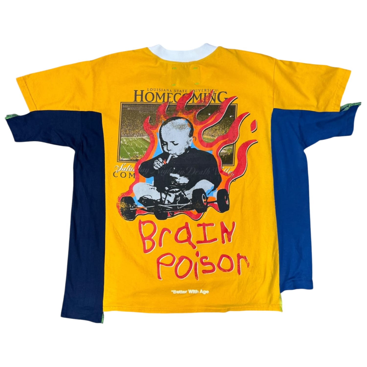 Better with Age 3 Panel T-Shirt Yellow