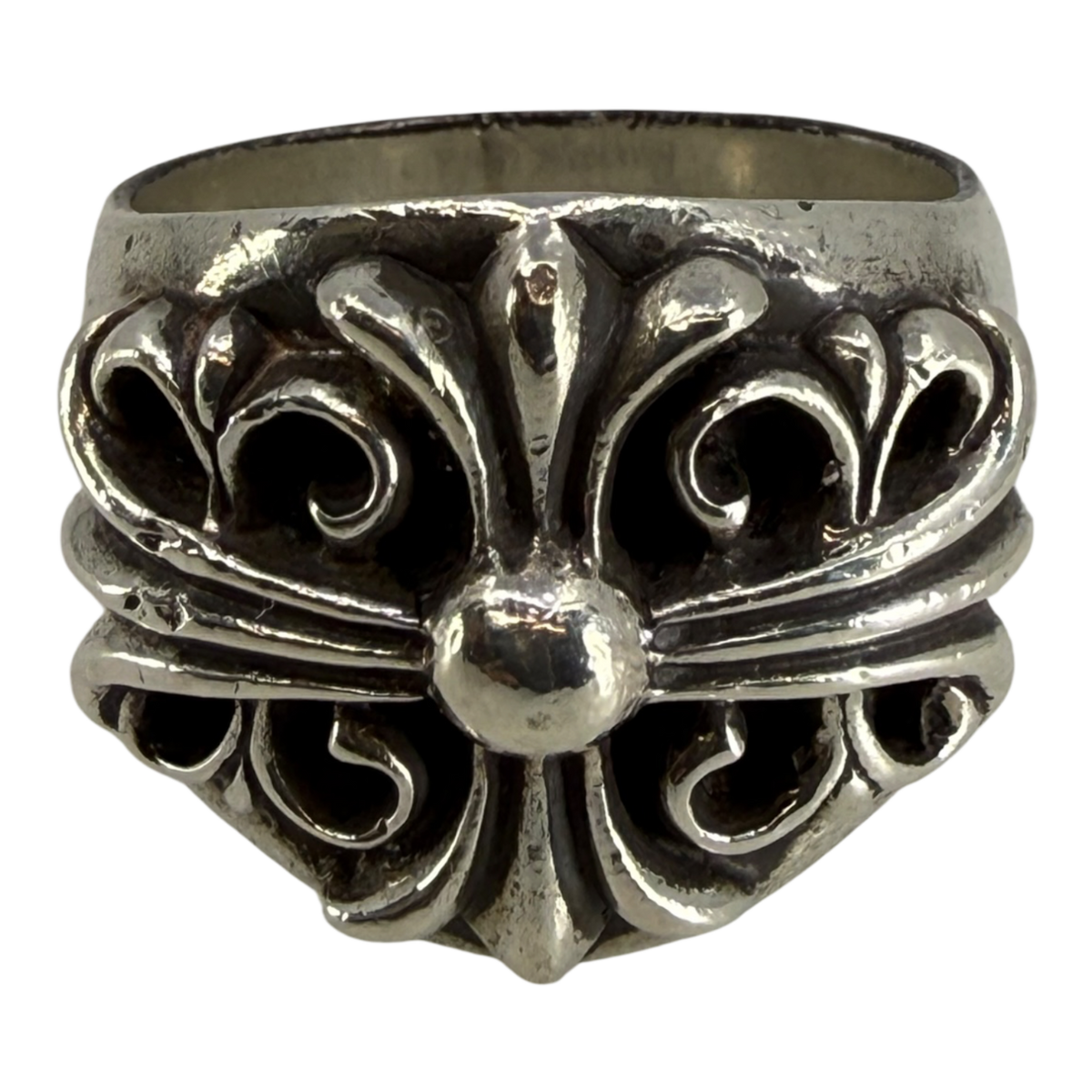 Chrome Hearts Silver Keeper Ring - US Size 12