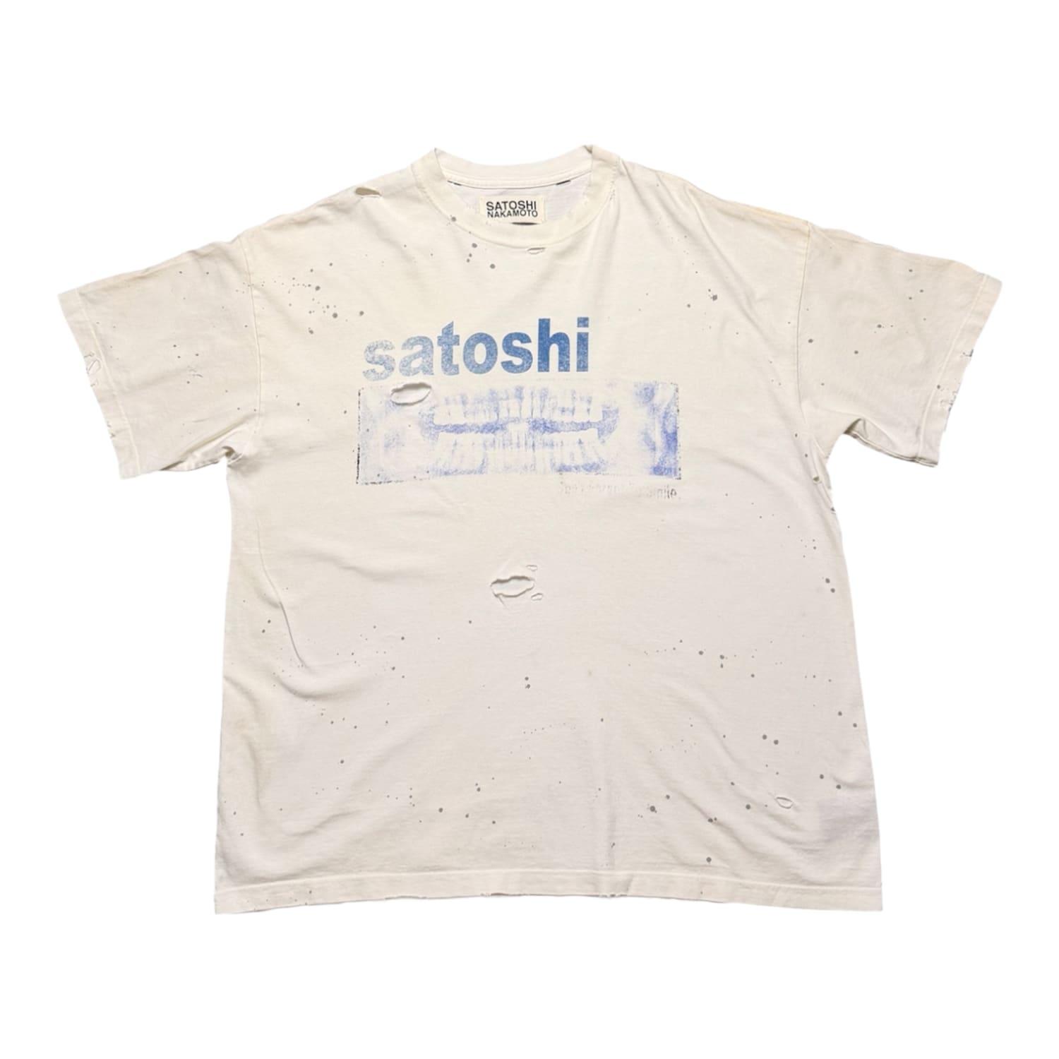 Satoshi Nakamoto Don't Forget To Smile White