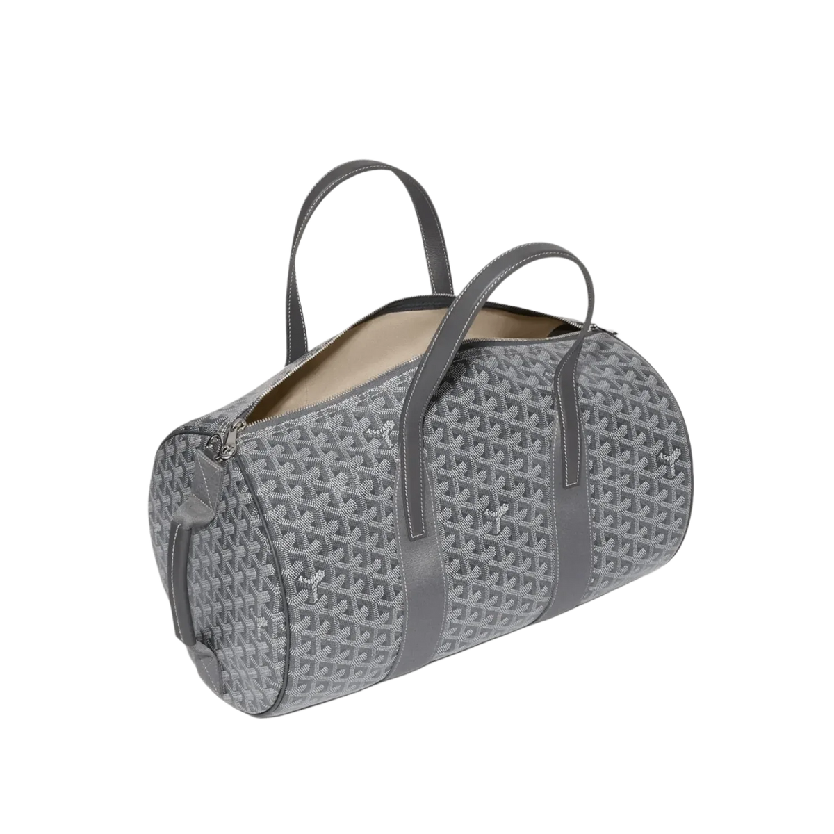 Goyard Barrel 40 Sports Duffle Bag Grey