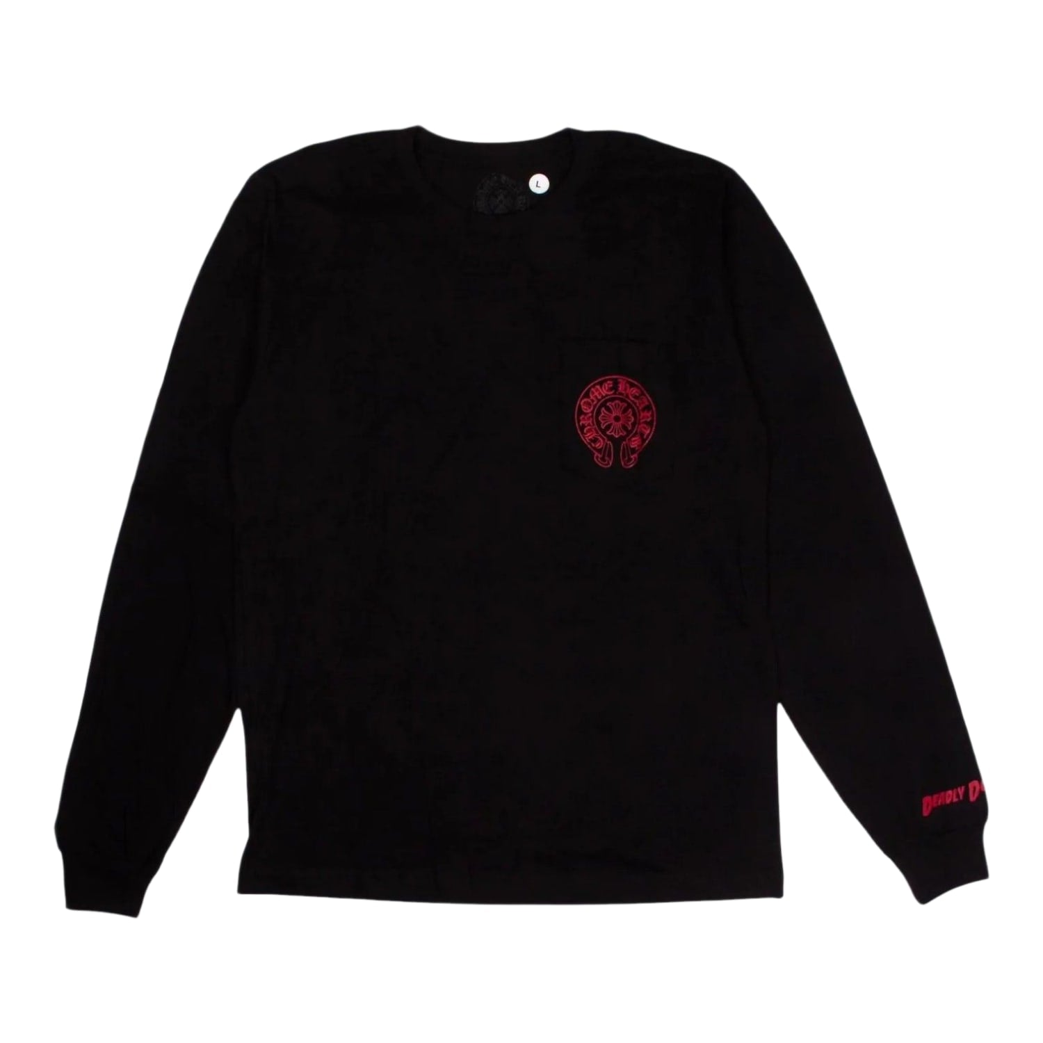 Chrome Hearts Deadly Doll Fire Of Love Long sleeve Black