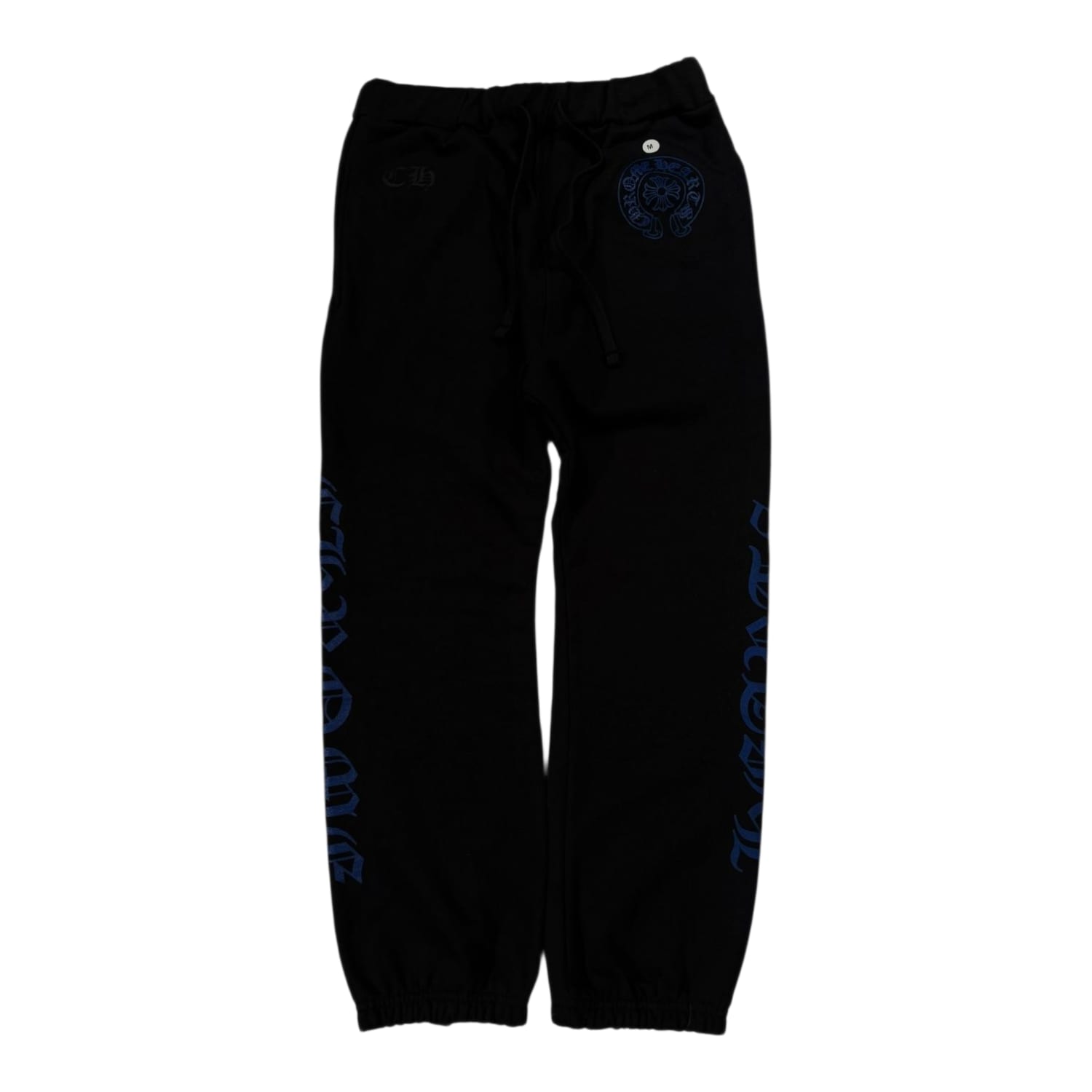 Chrome Hearts Horseshoe Logo Sweatpants Black/Blue