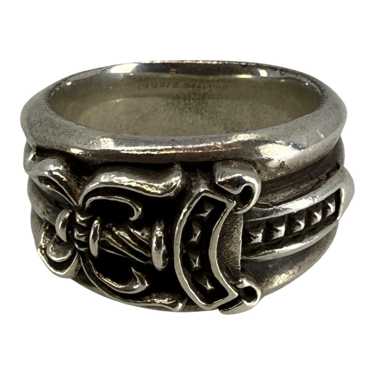 Chrome Hearts Silver Dagger Ring - US Size 11