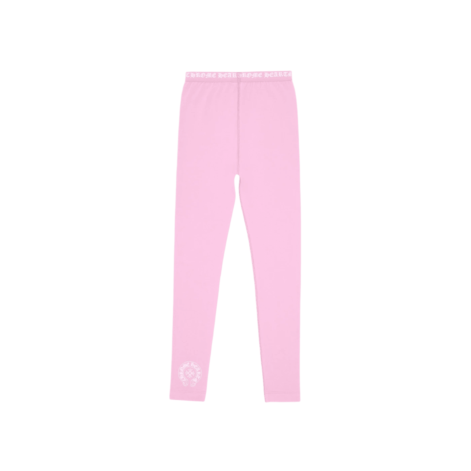 Chrome Hearts Logo Leggings Baby Pink