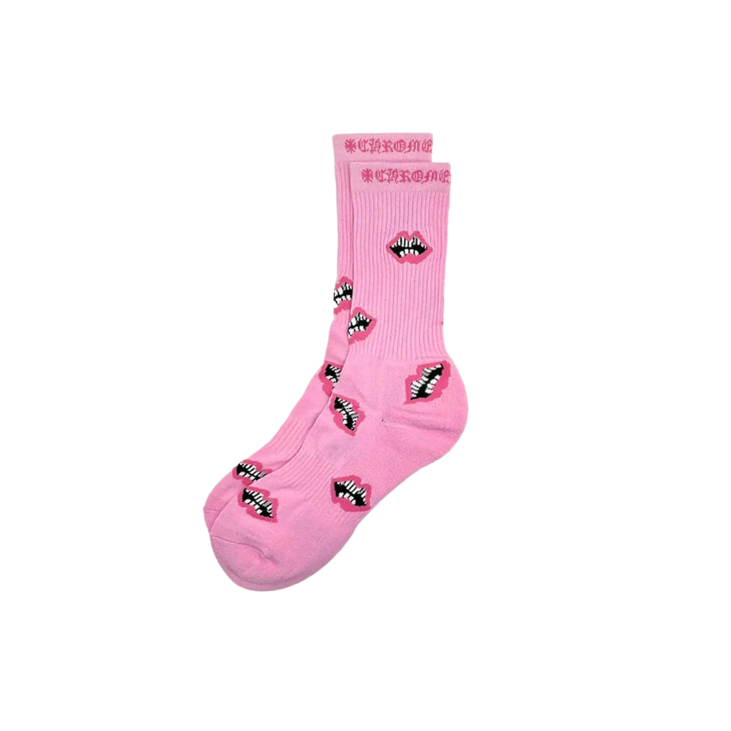Chrome Hearts Matty Boy Chomper Socks Pink/Pink