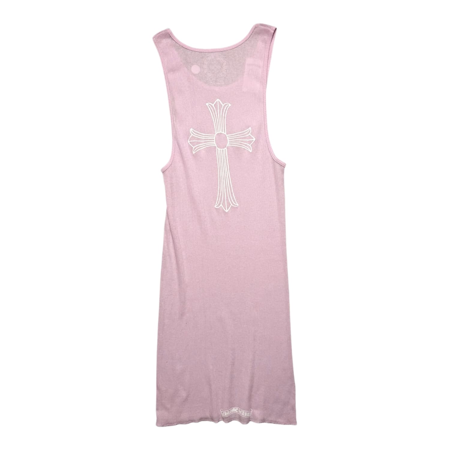 Chrome Hearts T-Bar Cross Tank Top Pink