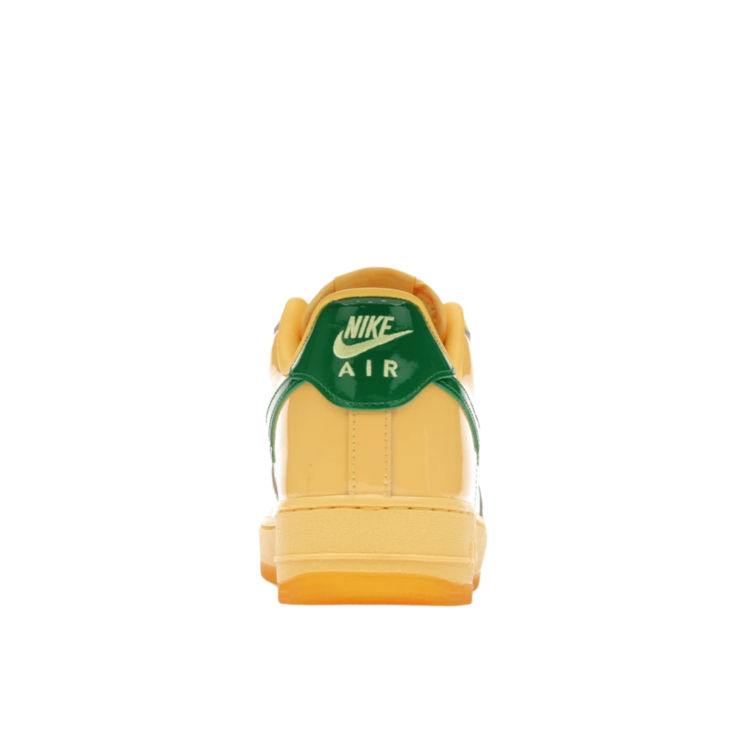 Nike Air Force 1 Low Patent Leather Topaz Gold Pine Green