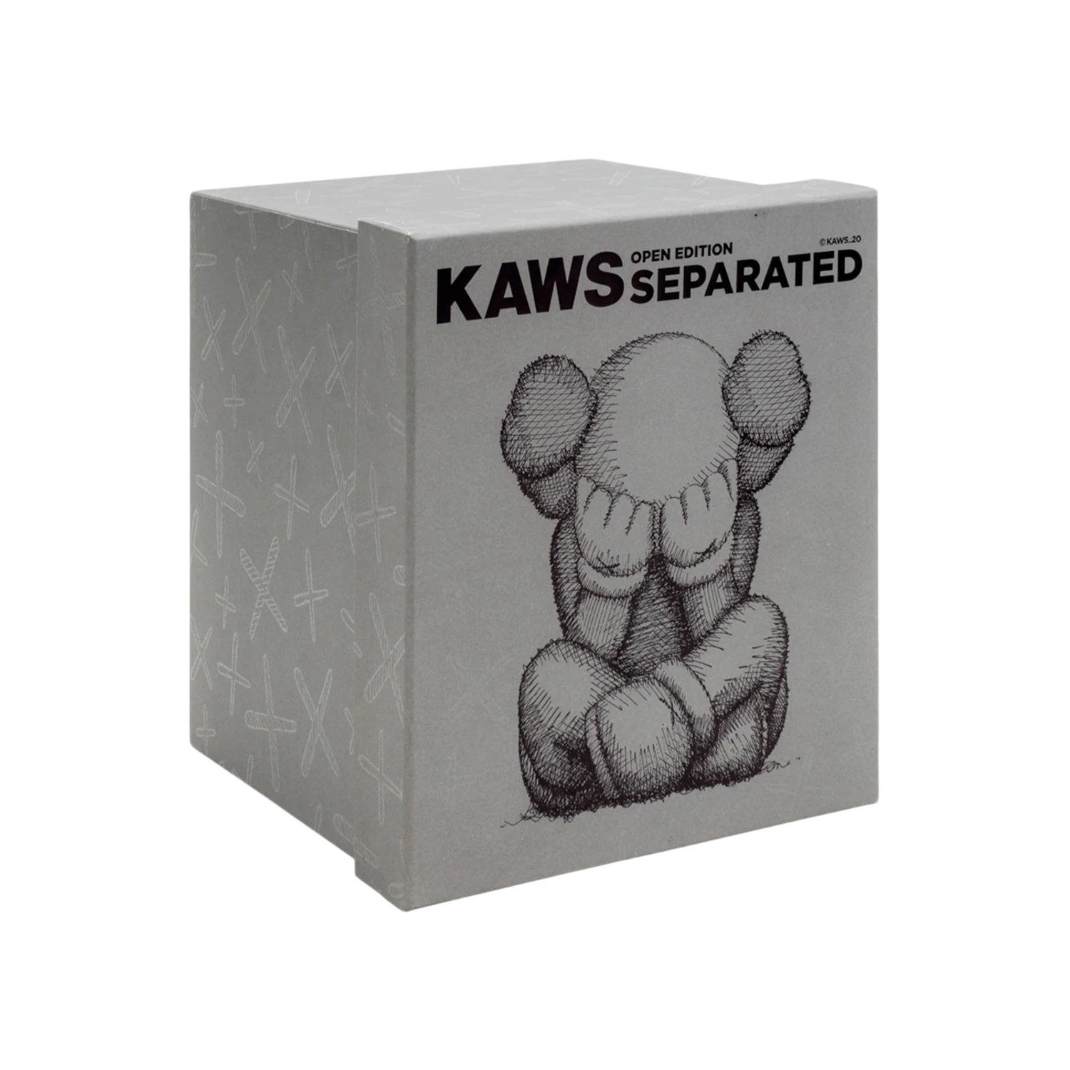 KAWS Separated Vinyl Figure Grey